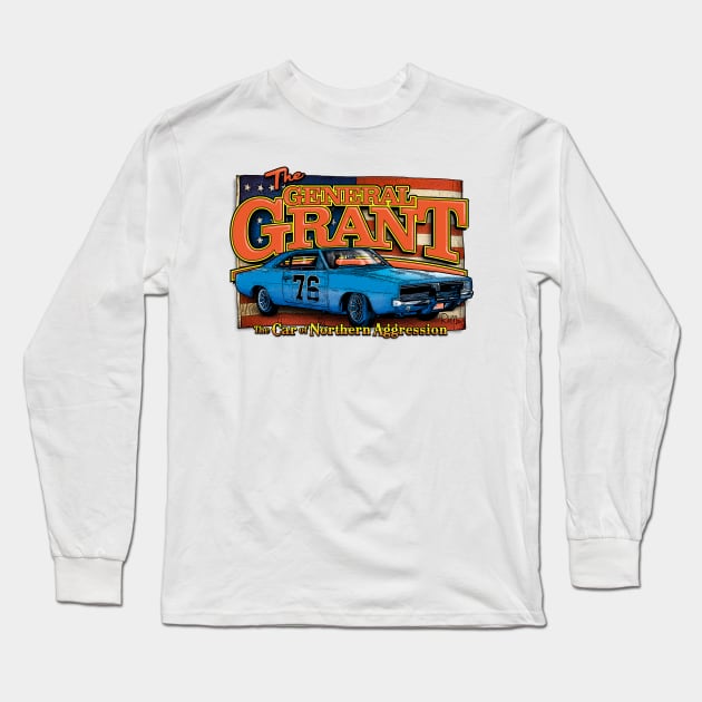 The General Grant: The Car of Northern Aggression Long Sleeve T-Shirt by Captain_RibMan